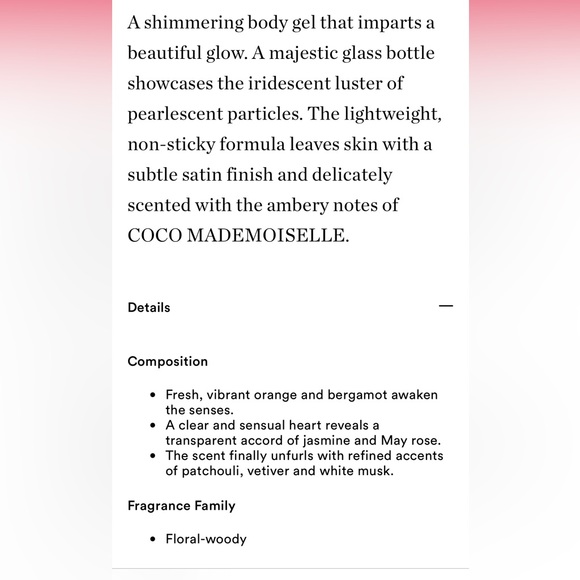 Chanel COCO MADEMOISELLE Pearly Body Gel - Picture 3 of 3